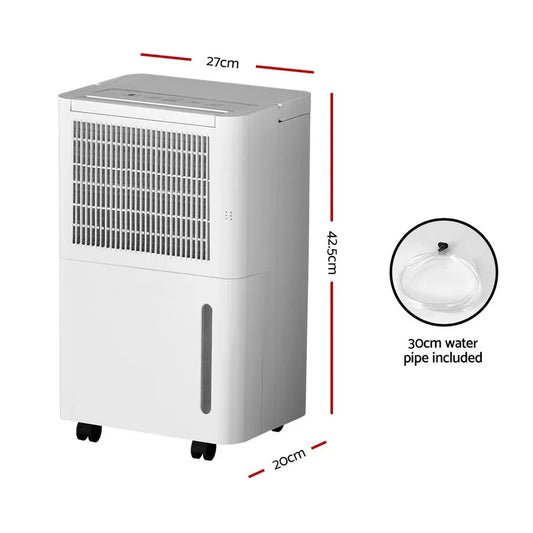 Devanti Dehumidifier 12L Air Purifier White - Mekamart Australia