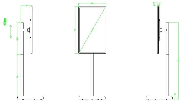 Movable Smart Screen TV 32 Inch