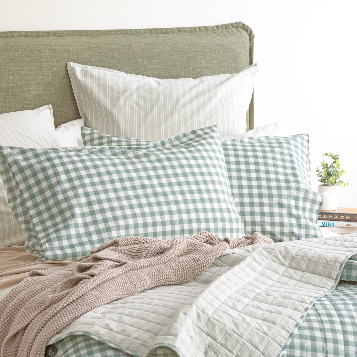 Alison Yarn Dyed Cotton Reversible Forest Quilted Coverlet Set by Renee Taylor Super King