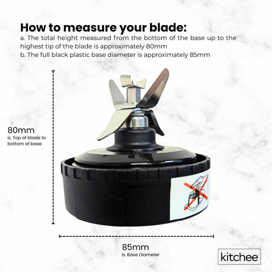 For Nutri Ninja Extractor Blade - 5 Fin Replacement Blender Part