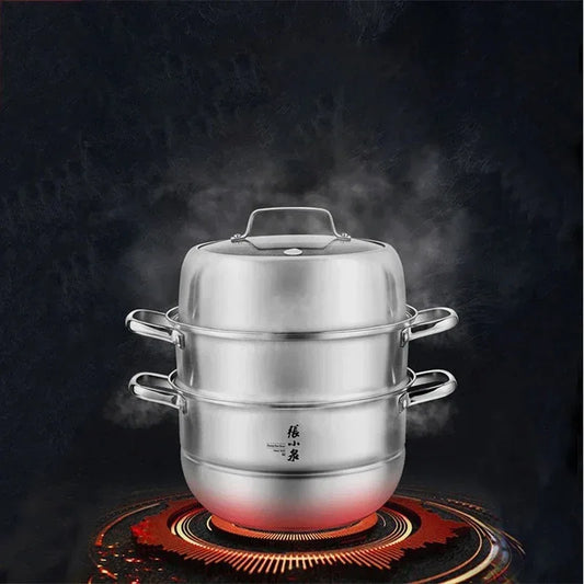Zhang Xiao Quan 28cm 3-Tier Steamer - Mekamart Australia