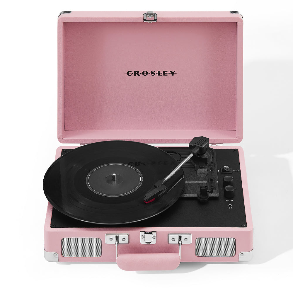 Crosley Cruiser Bluetooth Portable Turntable - Blush Pink