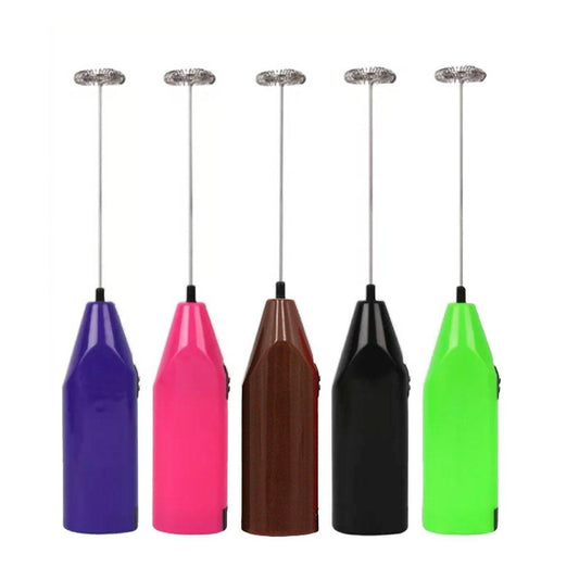 Electric Kitchen Mini Foamer Milk Frother Egg Beater Stirrer Whisk Mixer Tool - Coffee