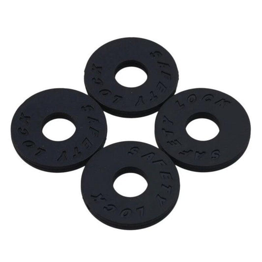 10X Black Guitar Strap Locks Anti-Slip for Acoustic Electric & Bass Guitars