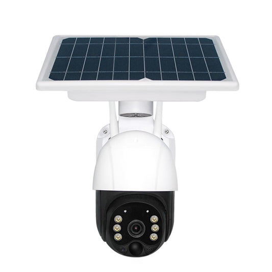 Full Hd Solar Wifi Camera With Pir Alarm & Night Vision - 2-Way Audio Tf Card Slot Battery Not Included