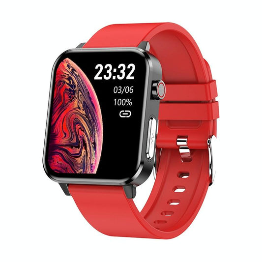 1.7 Inch Heart Rate Bluetooth Watch Red