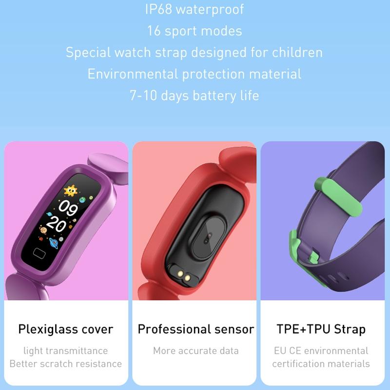 Smart Fitness Bracelet With Bluetooth Sleep Tracking - Blue