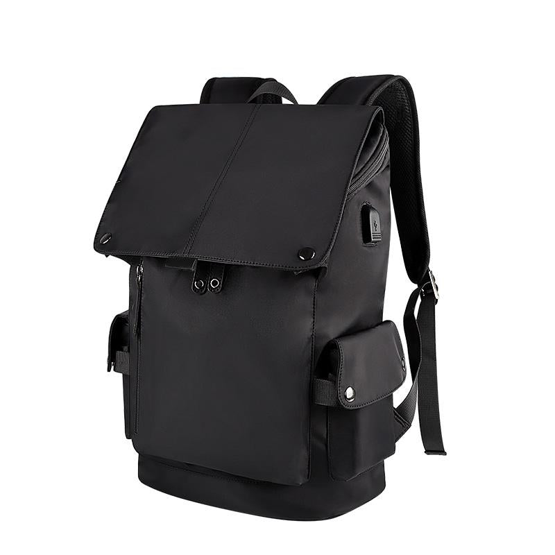 Universal Laptop Backpack With Usb Port - 13-15.6 Inch Capacity - Wine Red