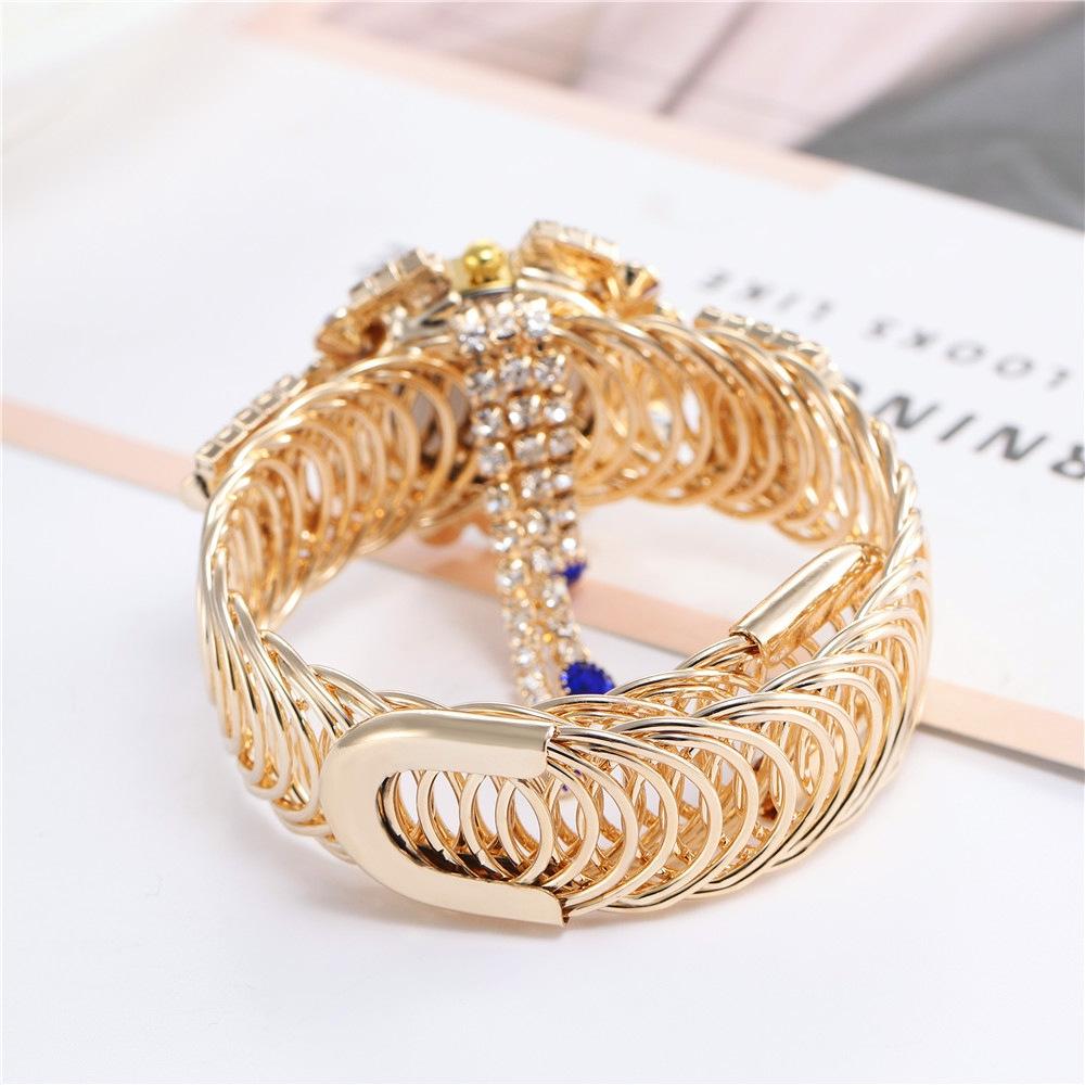Diamond Pendant Quartz Bracelet Watch for Women - Wild and Unique - Green