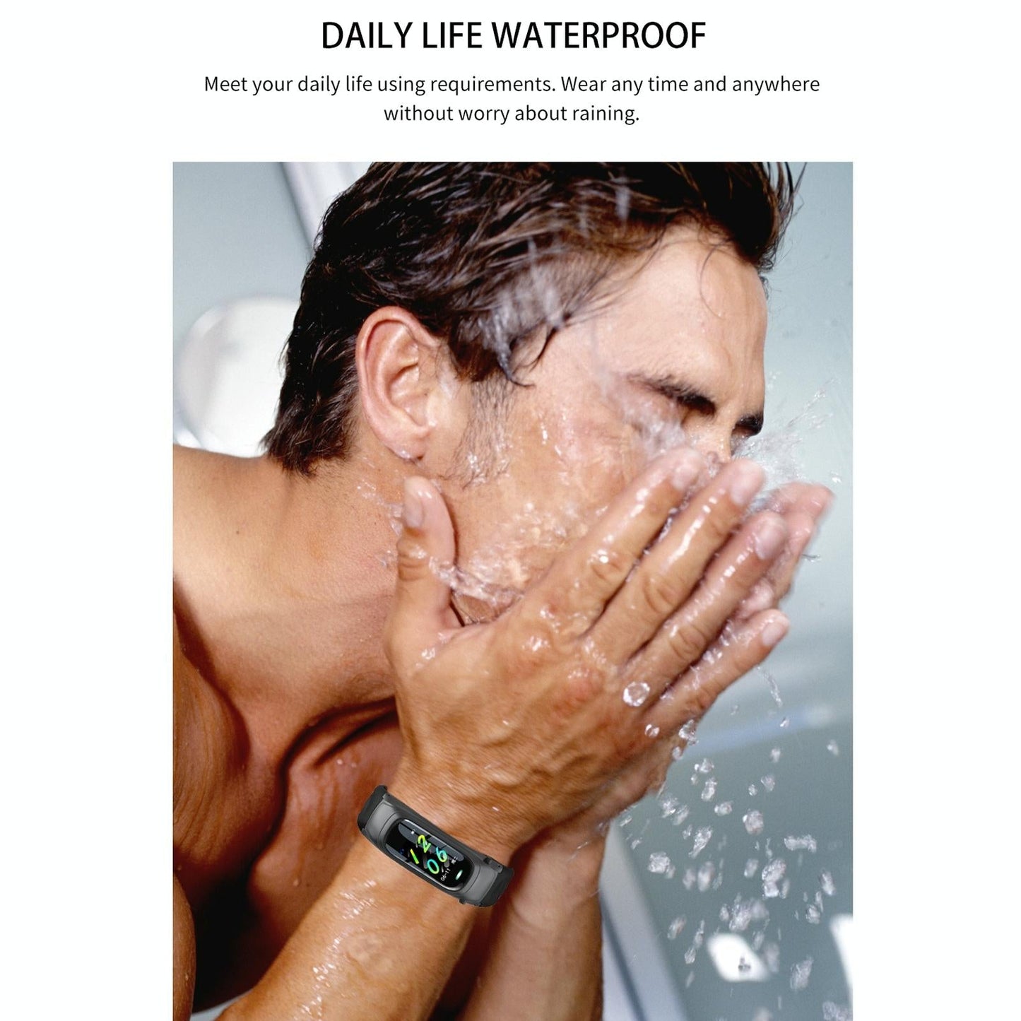 Smart Bracelet With Ai Voice Sleep & Heart Rate Monitoring Call Rejection - Gold