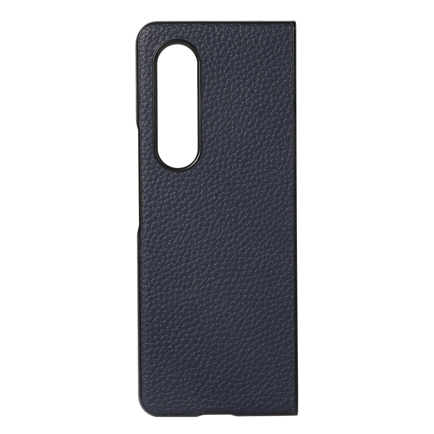 For Samsung Galaxy Z Fold4 5G Litchi Texture Case - Two Tone - Red