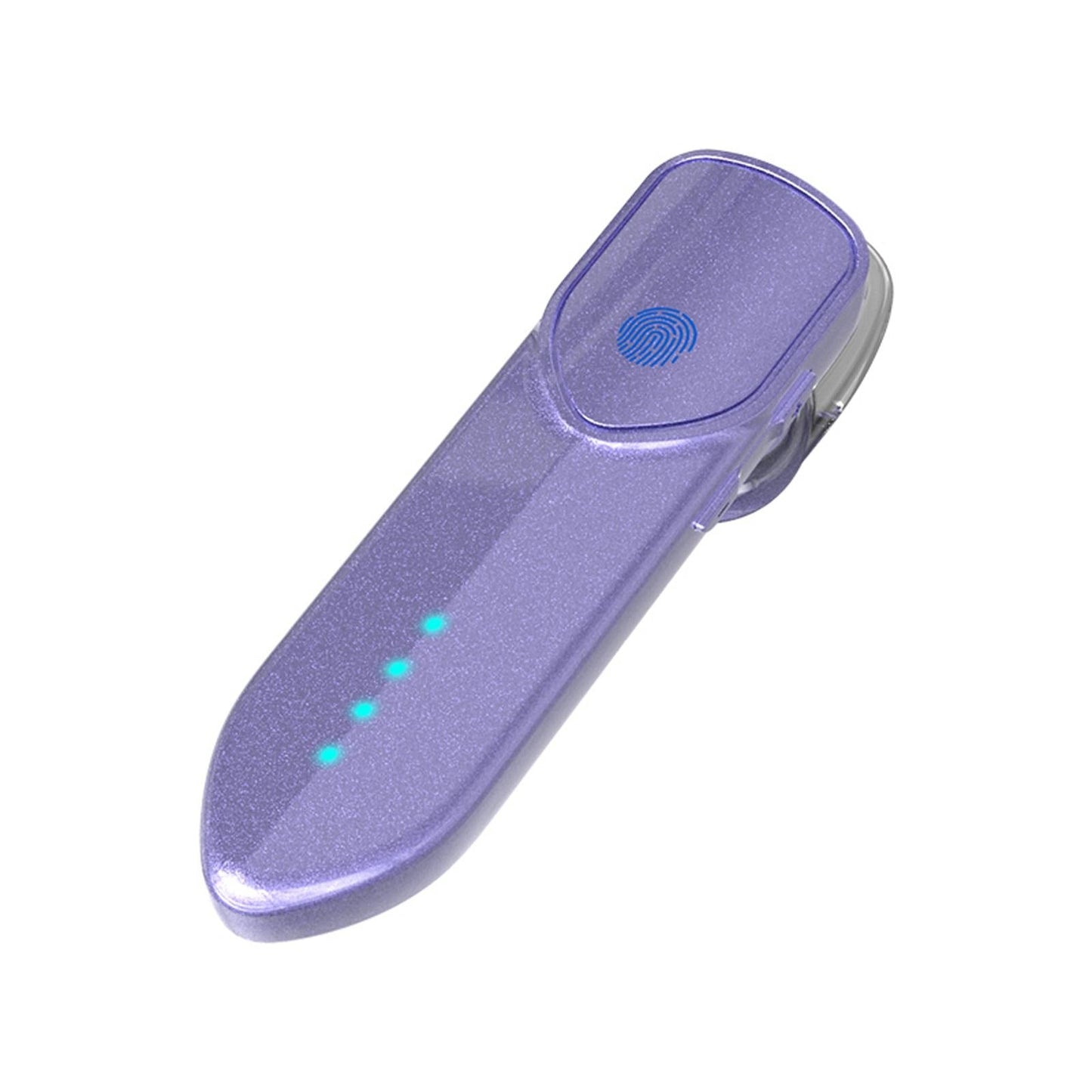 Business Style Bluetooth 5.0 Earphone with Fingerprint Touch - Silver