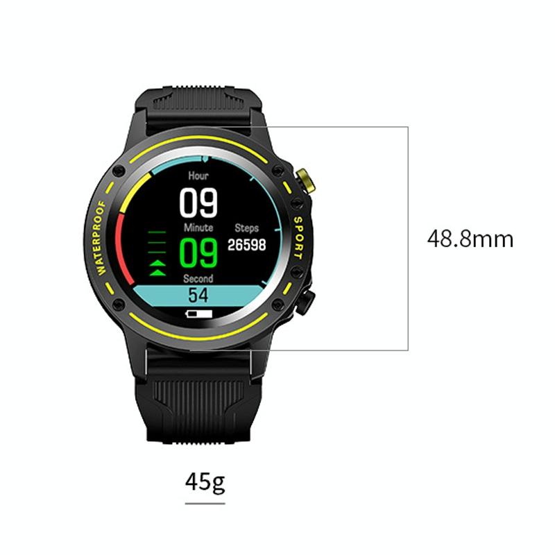 Waterproof Bluetooth Bracelet With Hr And Temperature Tracking - Red