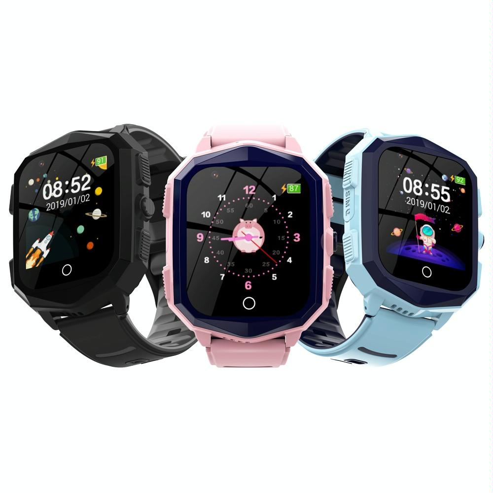 1.4 Inch 4G Gps Positioning Children Calling Watch With Sos Function - Blue