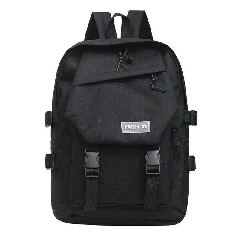 School Backpack with Harajuku Style - Pink