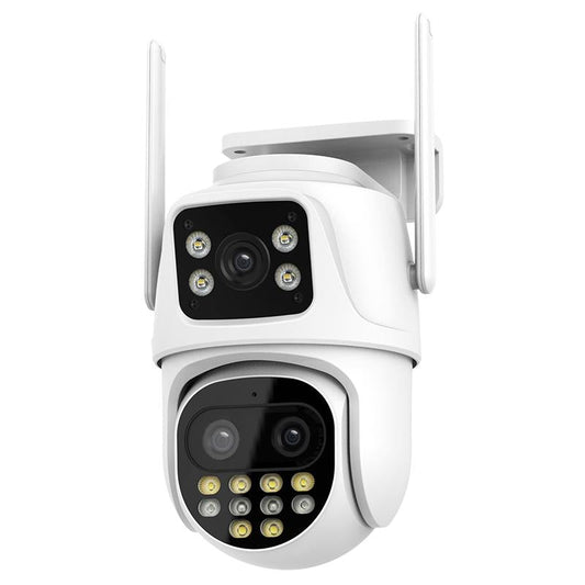 3Mp Wifi Triple Camera With Human Face Recognition & Ai Alarm - Compact Design
