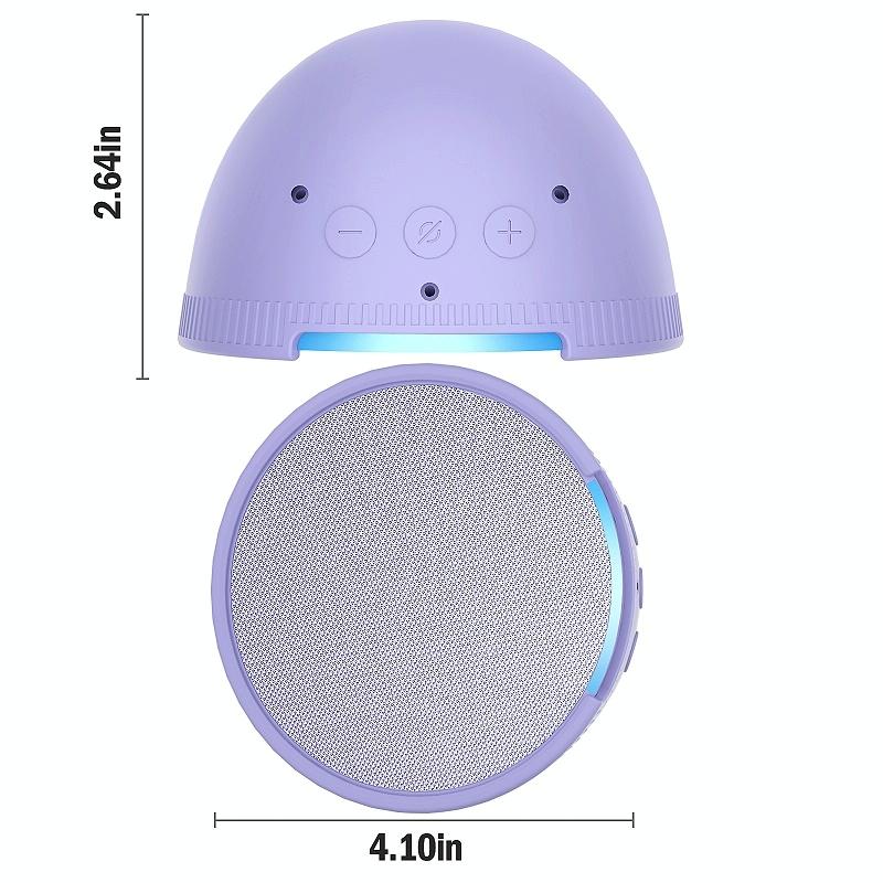 Protective Cover for Amazon Echo Pop Smart Speaker - Drop-proof and All-inclusive - White