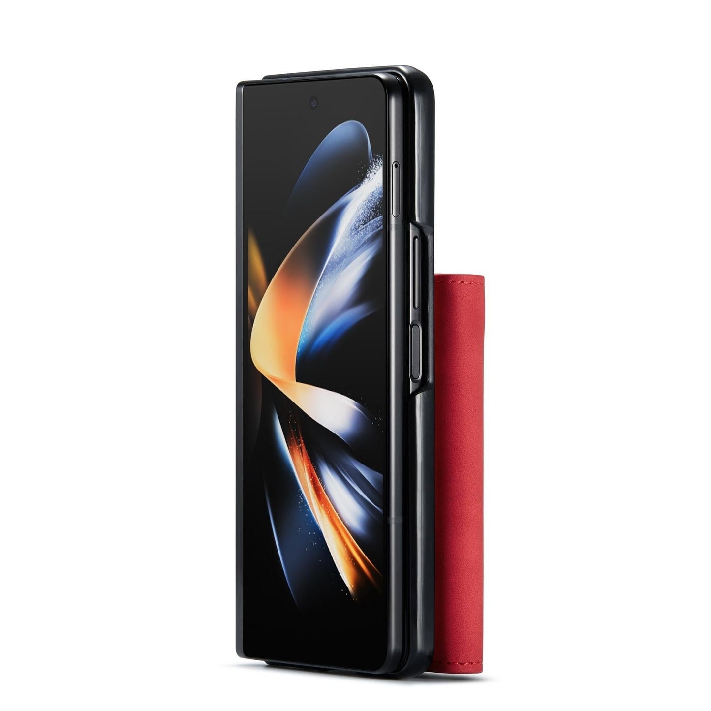For Samsung Galaxy Z Fold4 5G Wallet Case - 3 Fold Multi Card Holder - Black