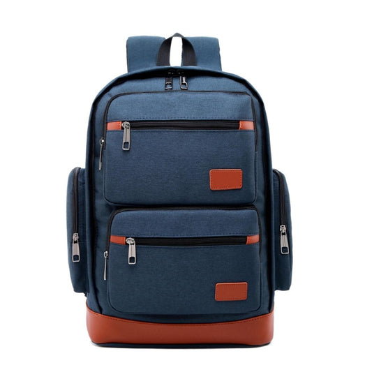 Versatile Outdoor Backpack with Breathable Design - Large Capacity - Blue