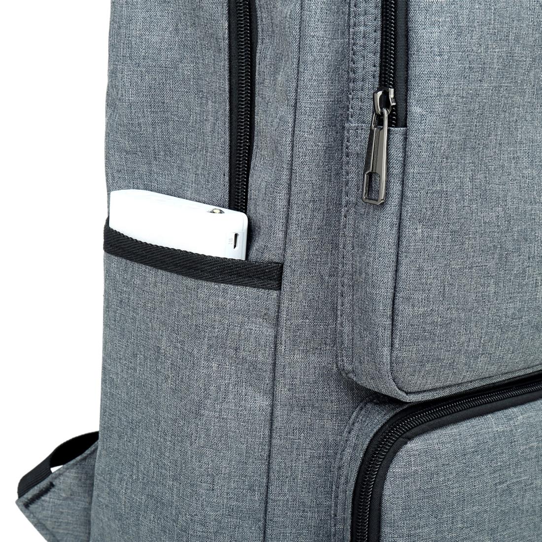 Stylish Notebook Tablet Backpack - Spacious & Casual - Brown