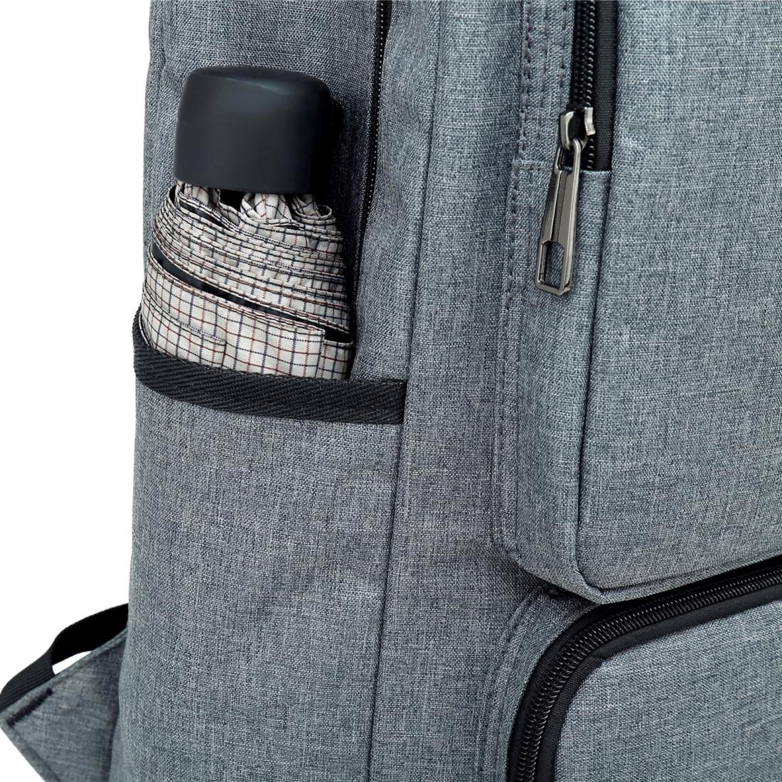 Stylish Notebook Tablet Backpack - Spacious & Casual - Brown