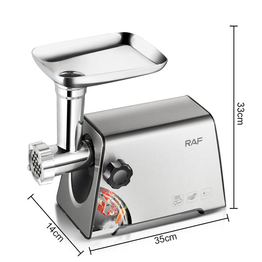 Electric Meat Grinder stainless steel Powerful Multi-Functional grinder kebbe maker