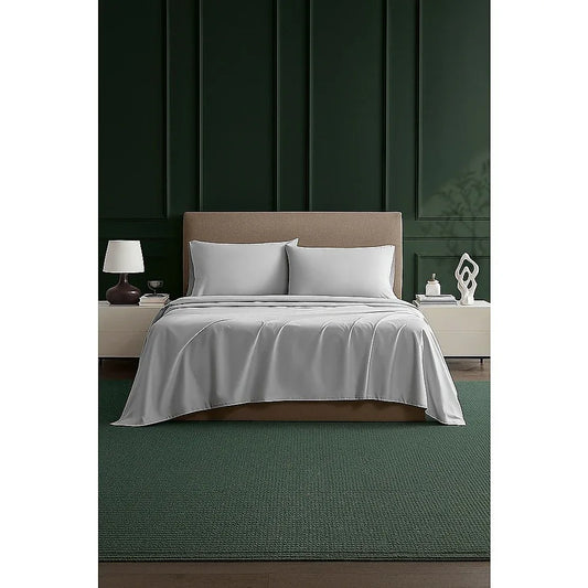 Queen Bed Sheet Set – 1800 Series Microfiber, Deep Pocket, Soft & Breathable, White - Mekamart Australia