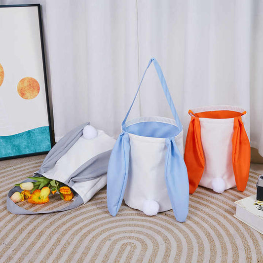 Orange Adorable Easter Bunny Ear Tote Bag - Stylish Rabbit-Themed Candy Bag