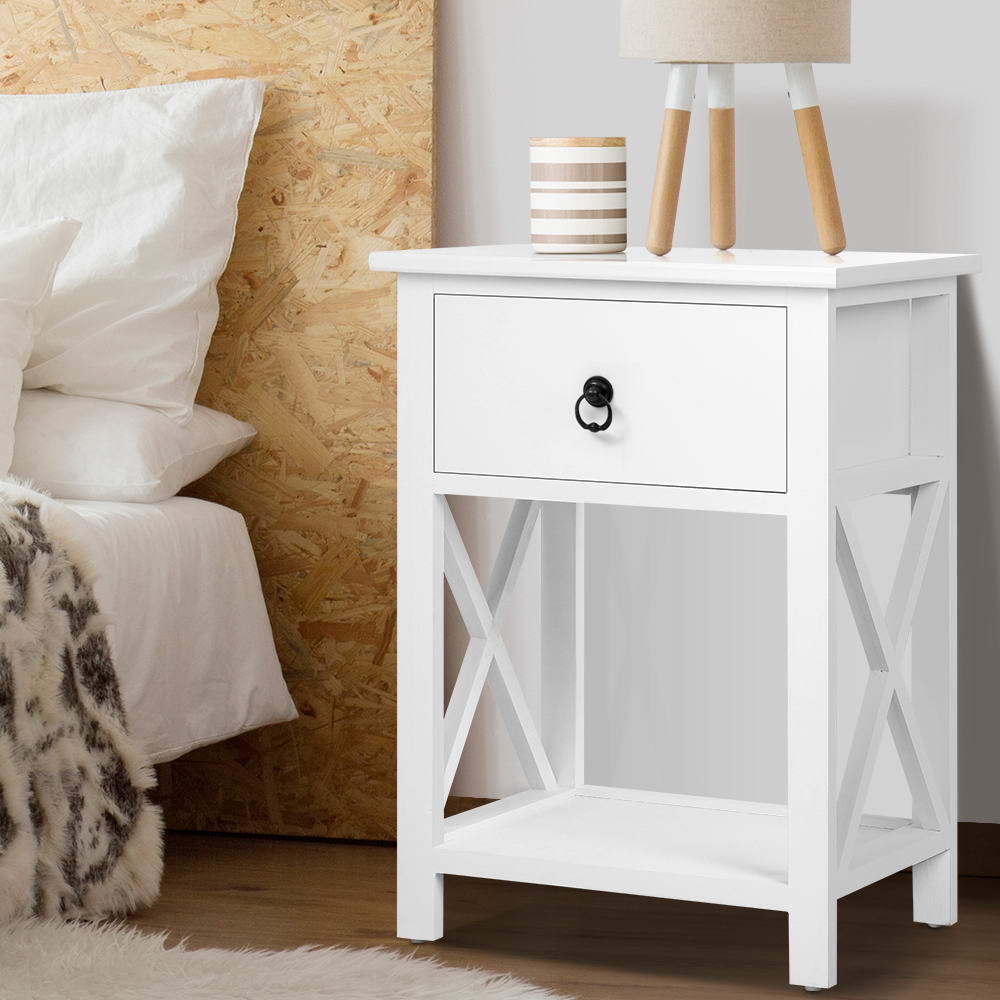 Bedroom furniture sets including beds and dressers