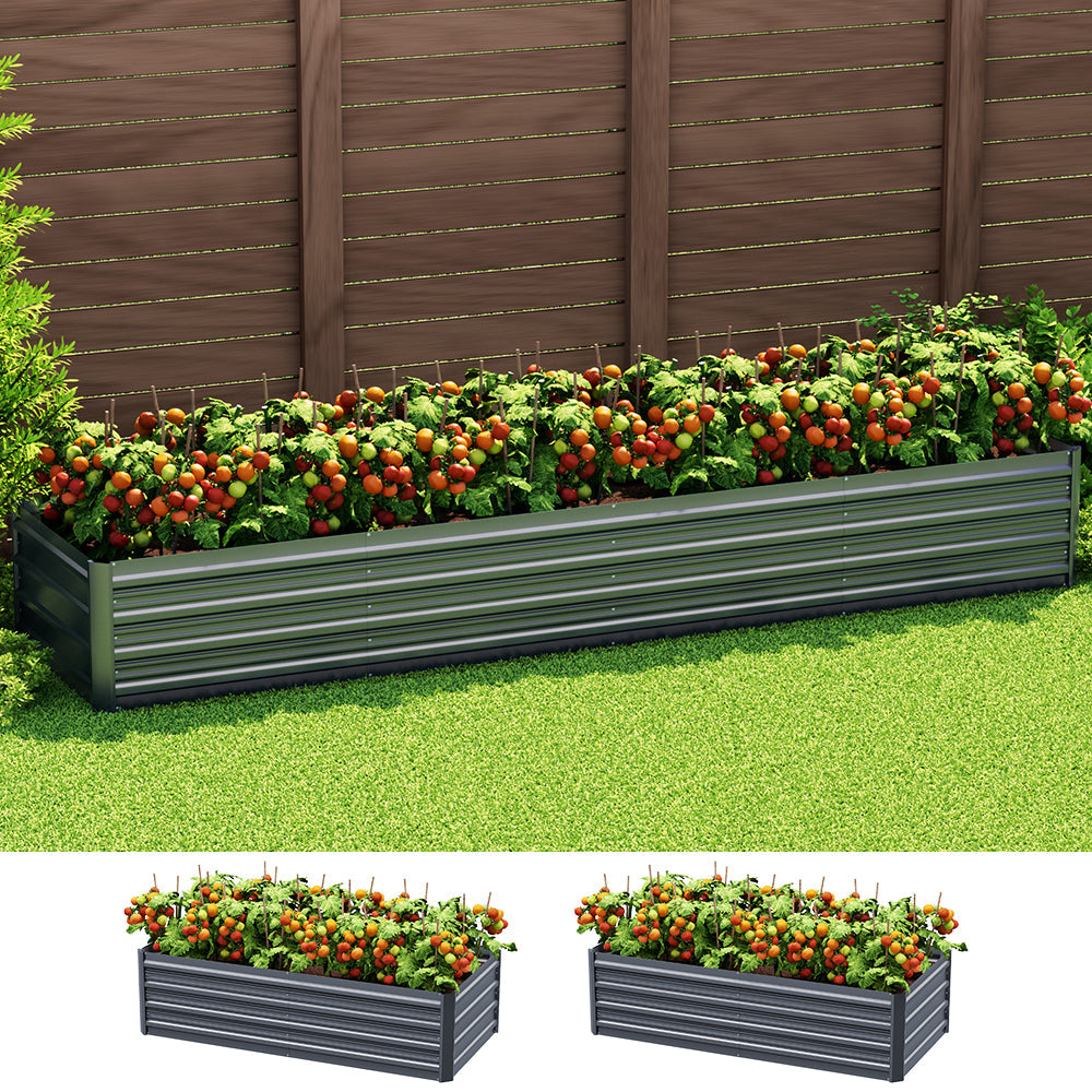 Raised garden beds for home gardening