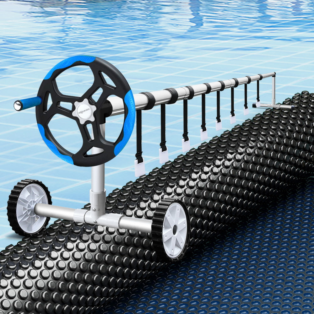 Swimming pool accessories including toys, filters, and covers.