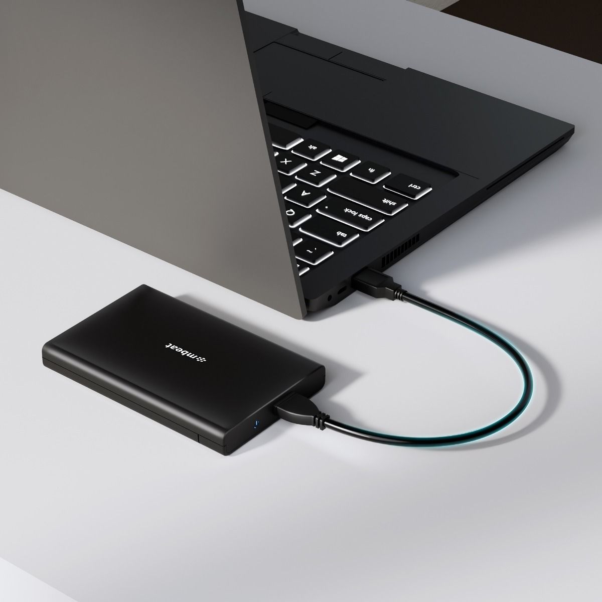 External hard drives and SSDs for data backup and storage