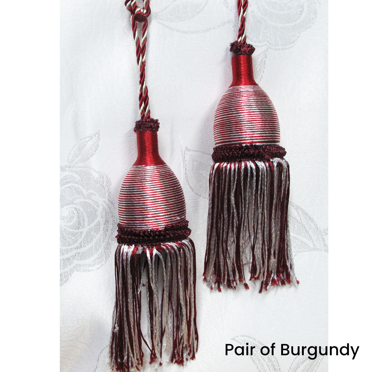 Curtain rods and accessories for hanging and styling drapes.
