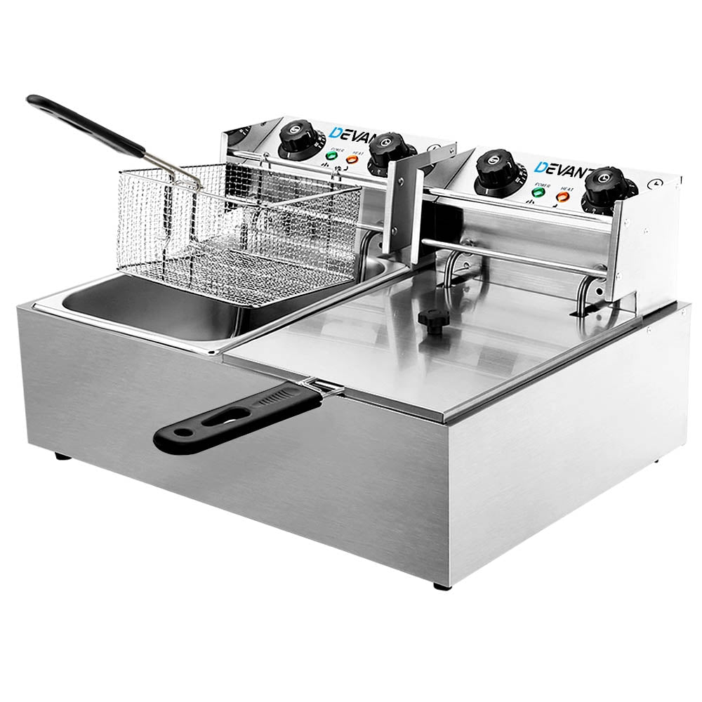 Deep fryers for classic fried foods with adjustable settings.