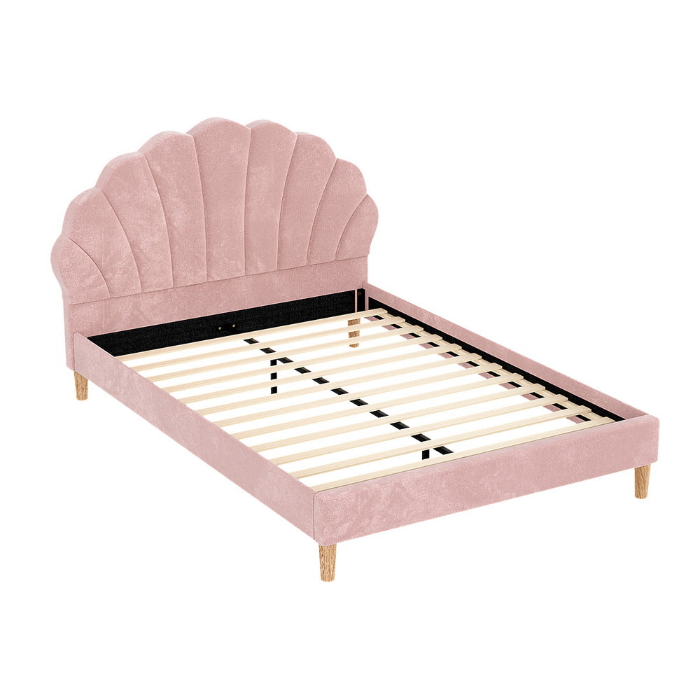 Double bed frames for space-saving sleep solutions.