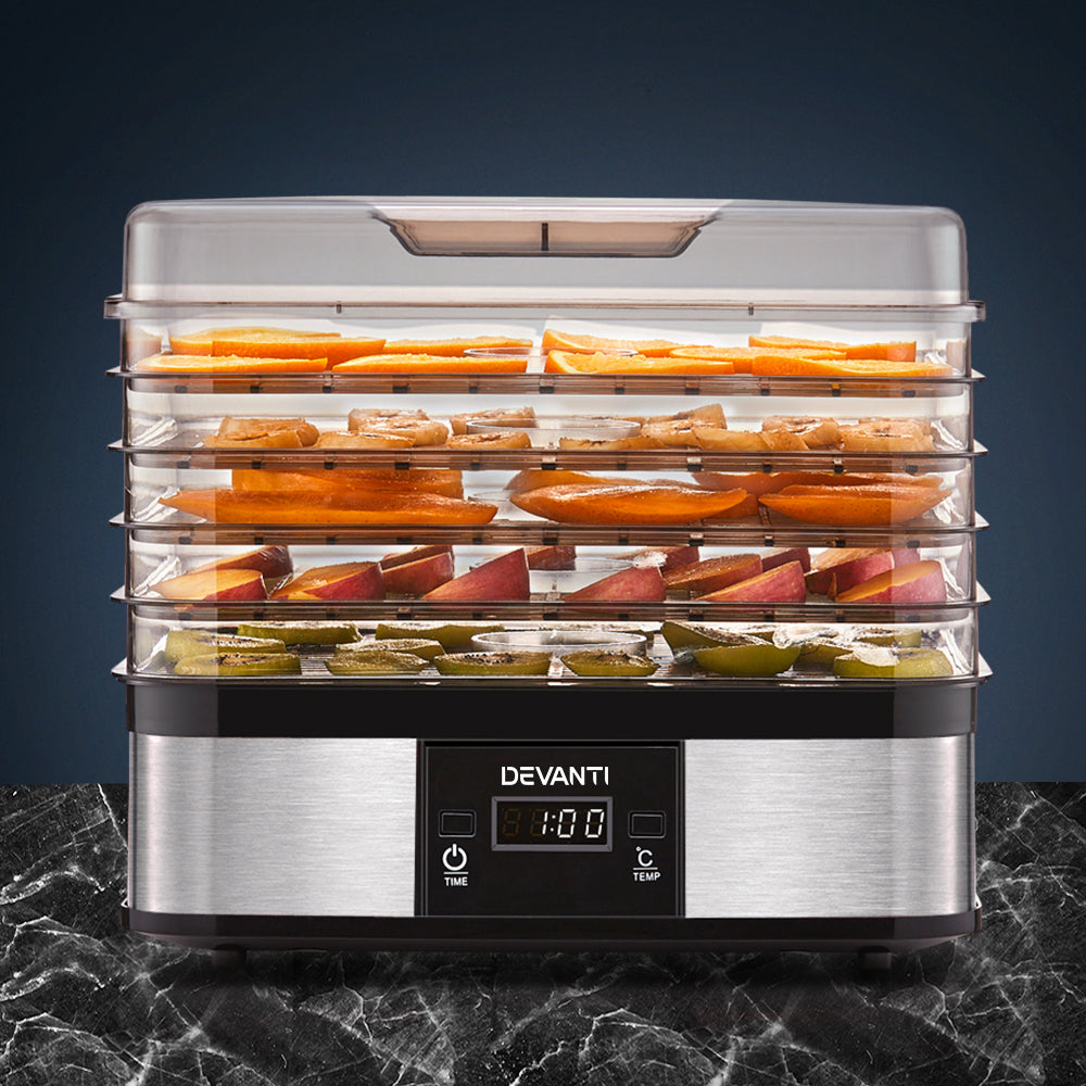 Food dehydrators for drying fruits, vegetables, and jerky.