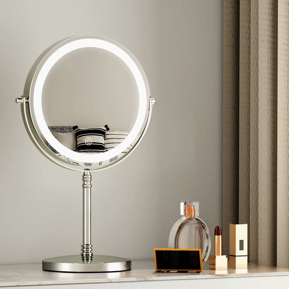 Makeup brushes and beauty accessories.