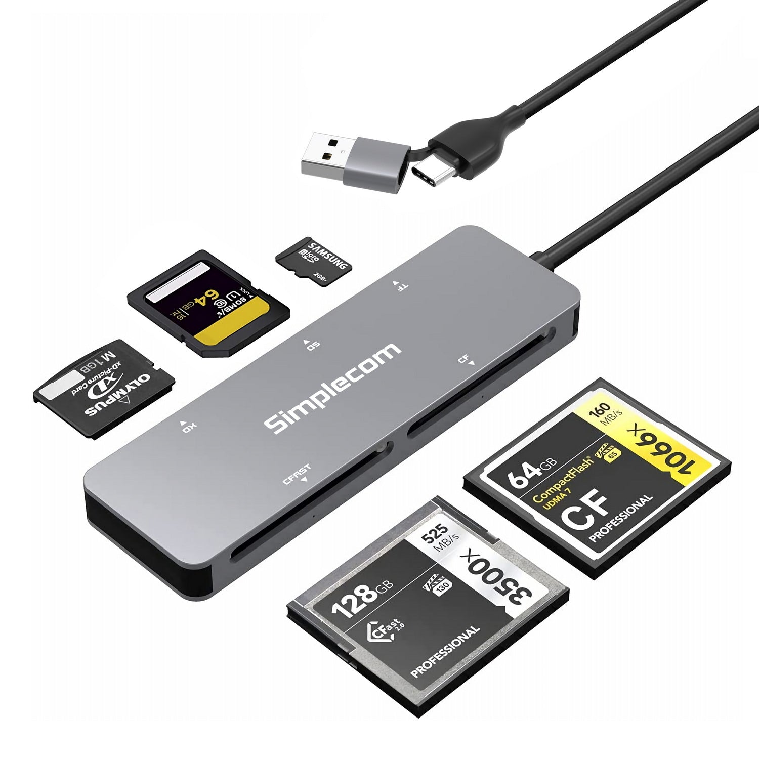 Memory card adaptors for fast data access and transfers.