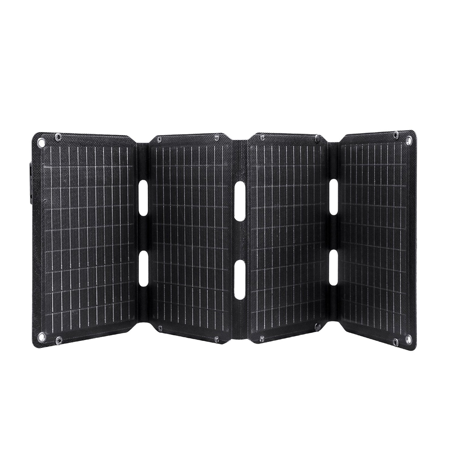 Portable solar panels for off-grid charging and outdoor use.