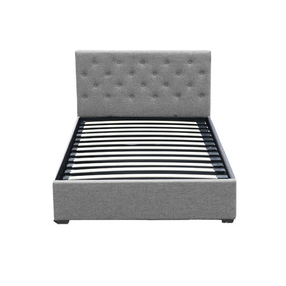 Artiss Bed Frame King Single Size Gas Lift Grey VILA