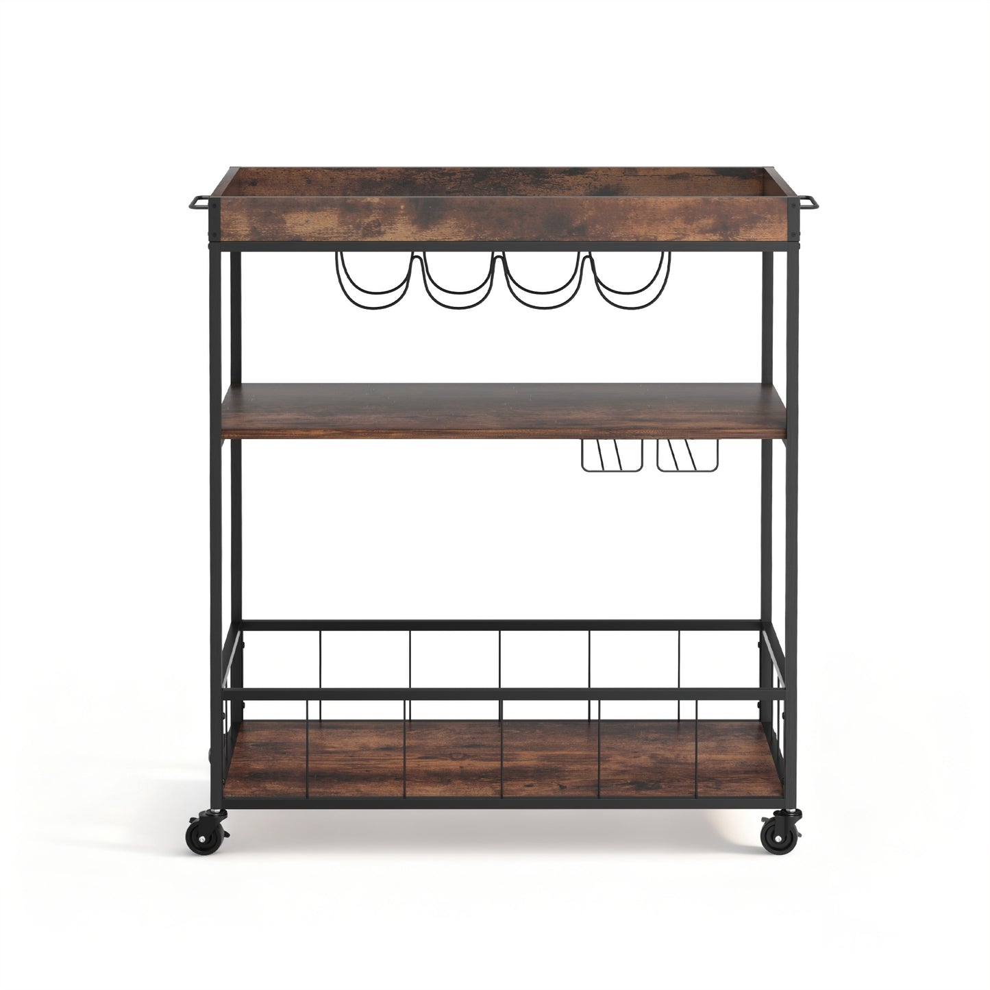 Artiss Kitchen Island Rolling Serving Cart