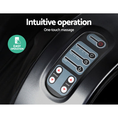 Livemor Foot Massager Shiatsu Massagers Electric Roller Kneading Leg Black