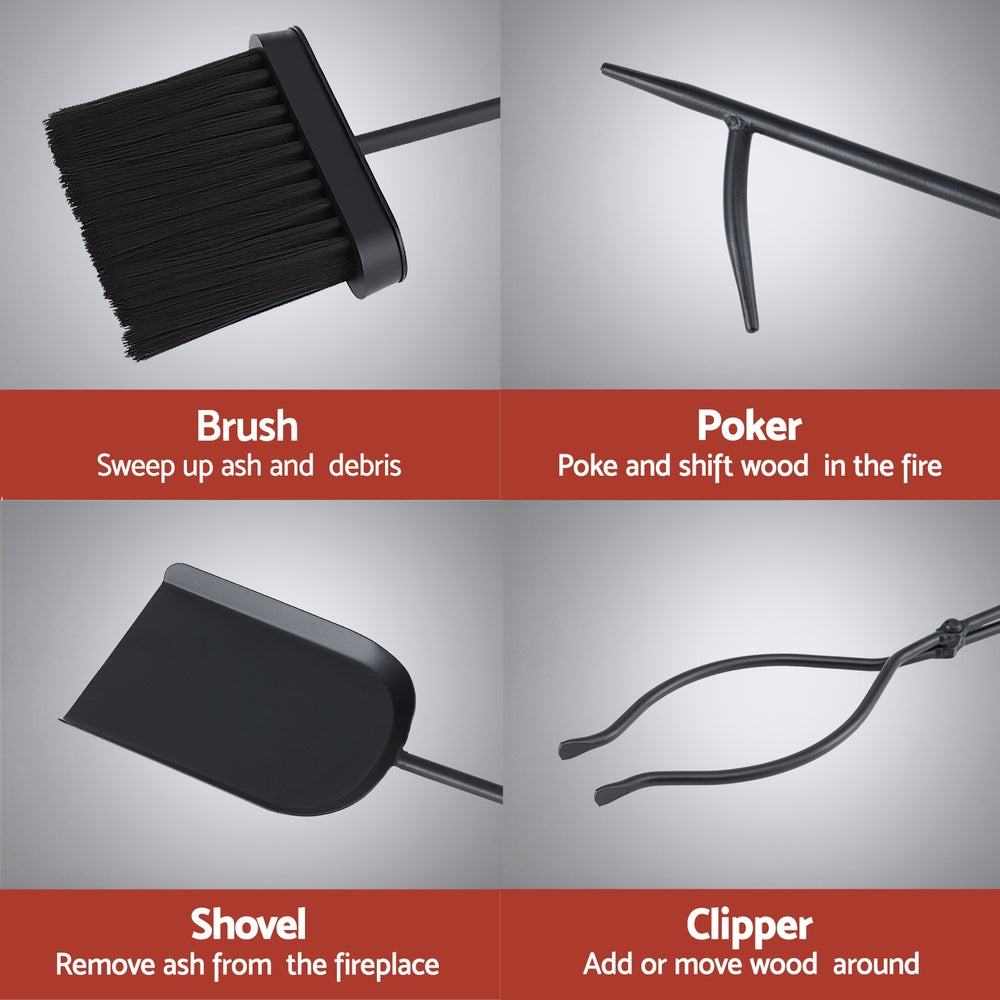 Grillz Fire Pit Tool Set 5 PCS