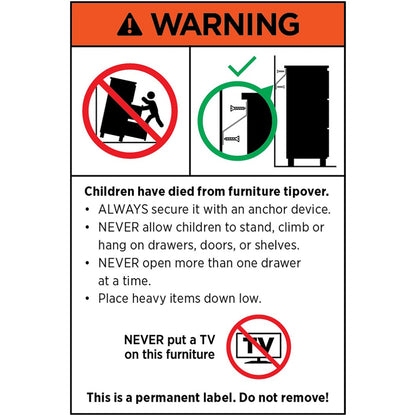 Artiss 6 Chest of Drawers - MYLA White