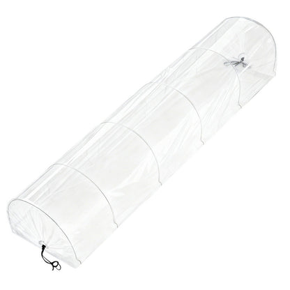 Green Fingers Mini Greenhouse 300x45x30cm Tunnel Clear PVC Steel Frame Portable