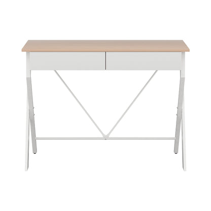 Artiss Computer Desk Drawer Oak 100CM