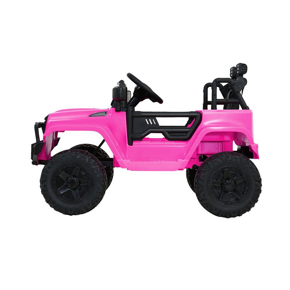 Rigo Kids Electric Ride On Car Jeep Toy Cars Remote 12V Pink