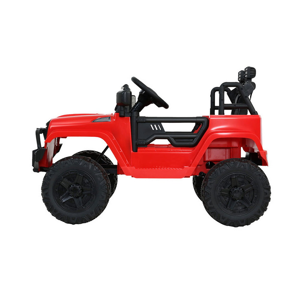 Rigo Kids Electric Ride On Car Jeep Toy Cars Remote 12V Red