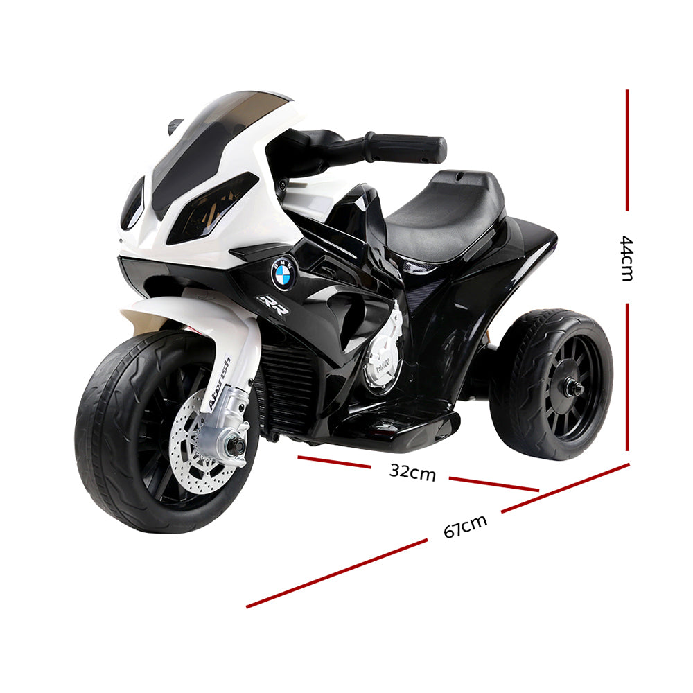 Kids Ride On Car Electric Ride On Cars Motorcycle Motorbike BMW Licensed S1000RR Black