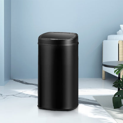 Devanti Motion Sensor Bin 58L Automatic Lid Clean & Convenient